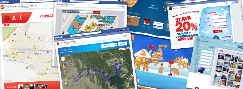 Vlastný obsah na Facebooku pomocou Facebook aplikácii